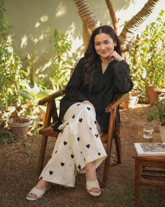 Hania Aamir Black 2pc